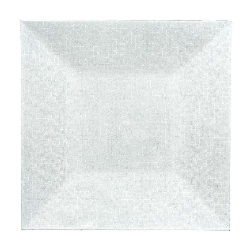 12er Set Platzteller Pixel Weiß 1