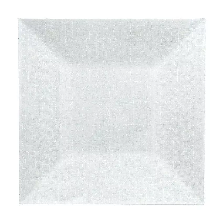 Lote de 12 platillos pixel Blanco 1