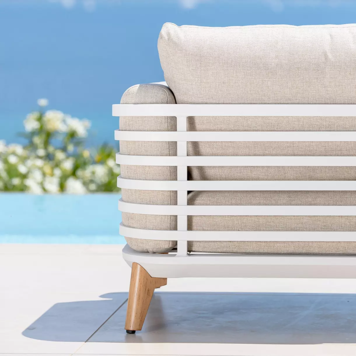 Fauteuil de jardin Monte Carlo - Blanc 6