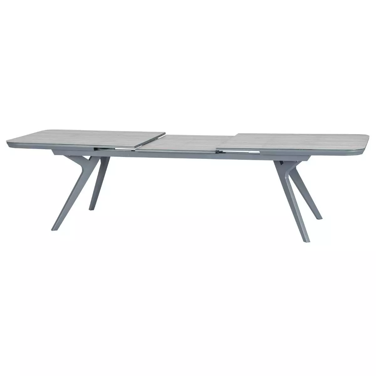 Mesa de jardín extensible Aluminio Pulpy (12 pers) - Gris 6