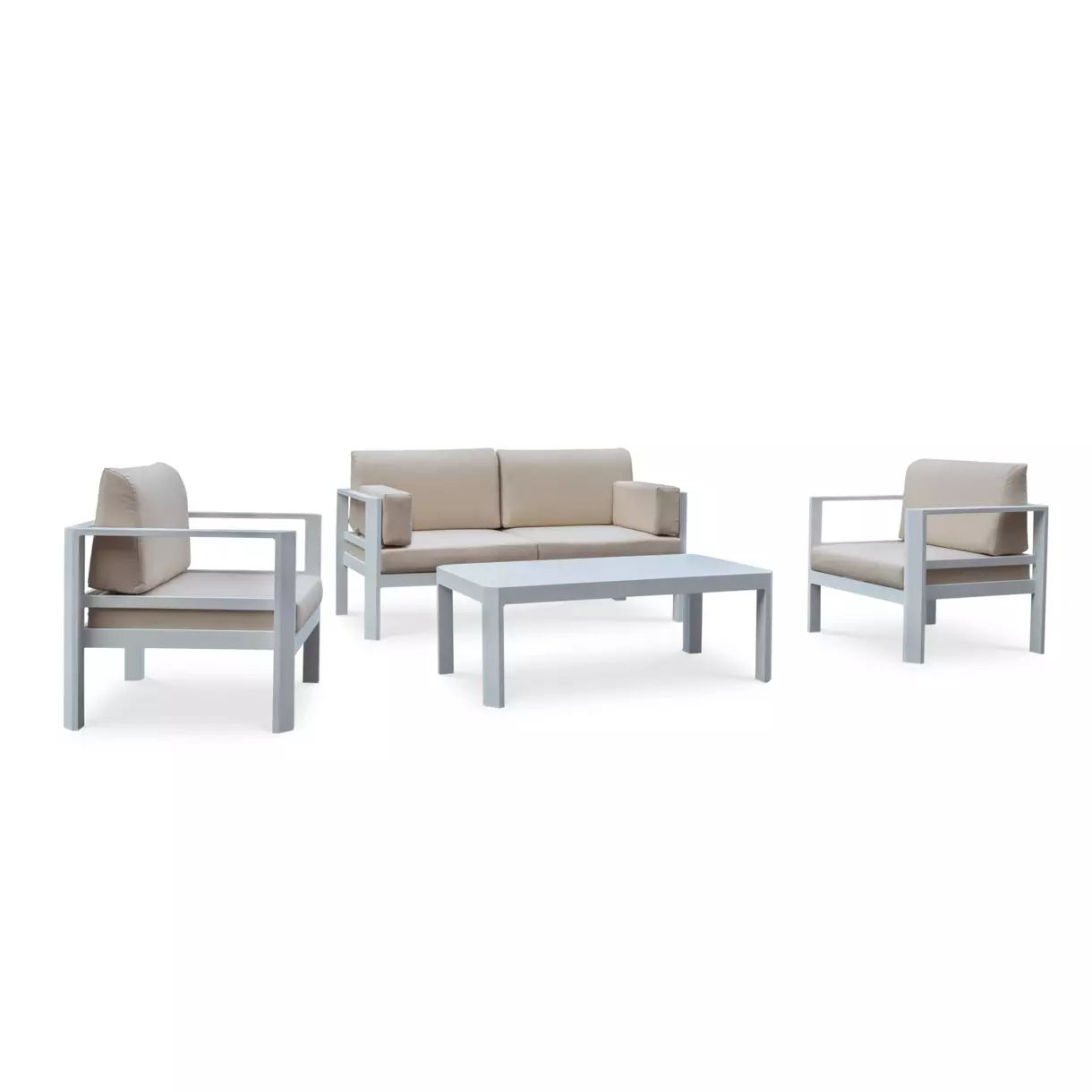 Conjunto de jardín Ostara Blanco - 4 plazas 6