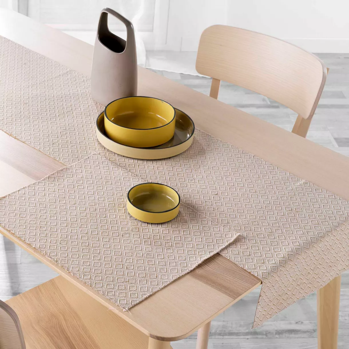 Chemin de table jute (140 cm) Danity Beige 1