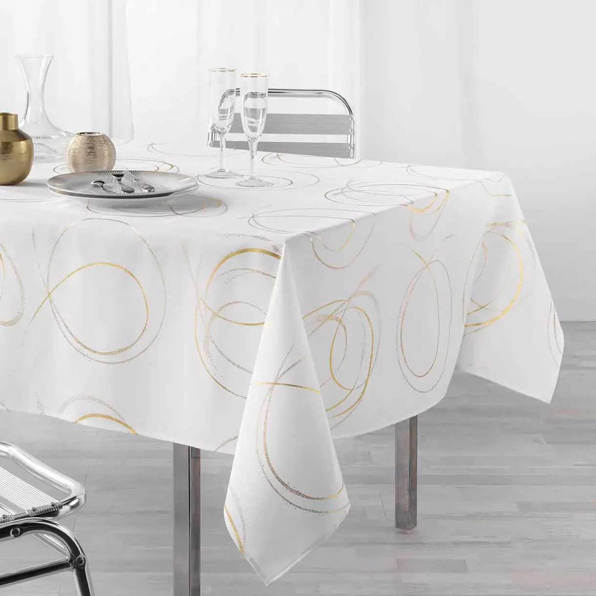 Mantel rectangular (L240 cm) Bully Blanco 1