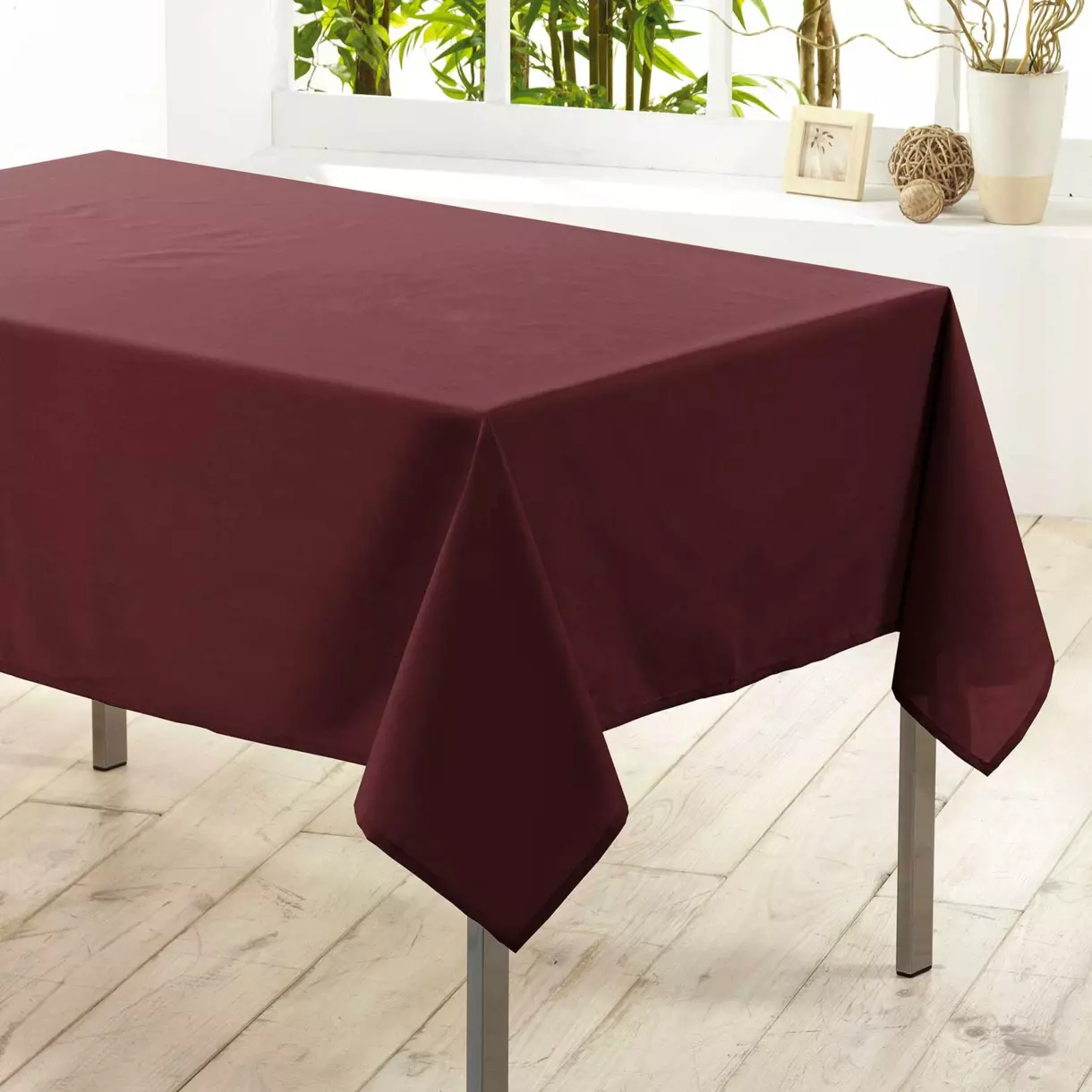 Mantel rectangular anti mancha  (L250 cm) Essentiel Bordeos 1