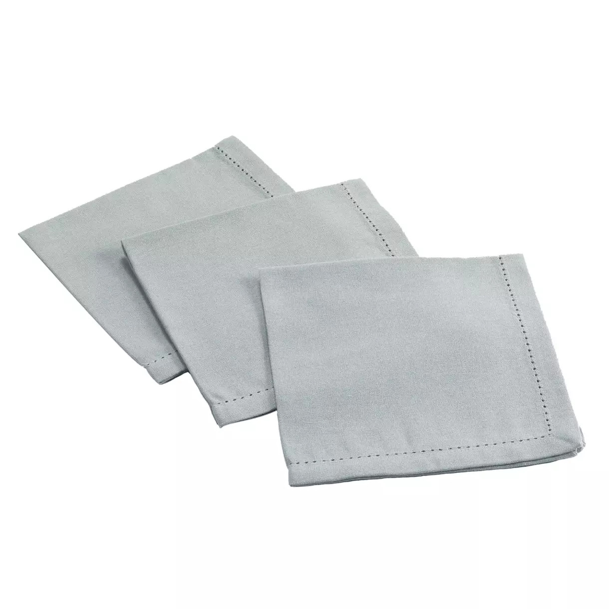 Lot de 3 serviettes (40 cm) Charline Grises 1