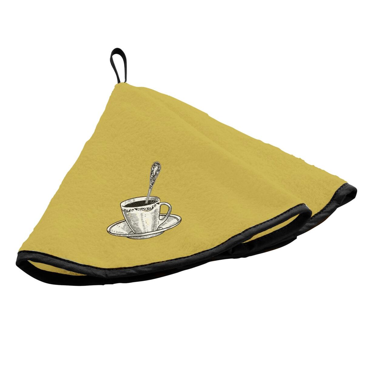 Frottee Handtuch Tasse Gelb 1