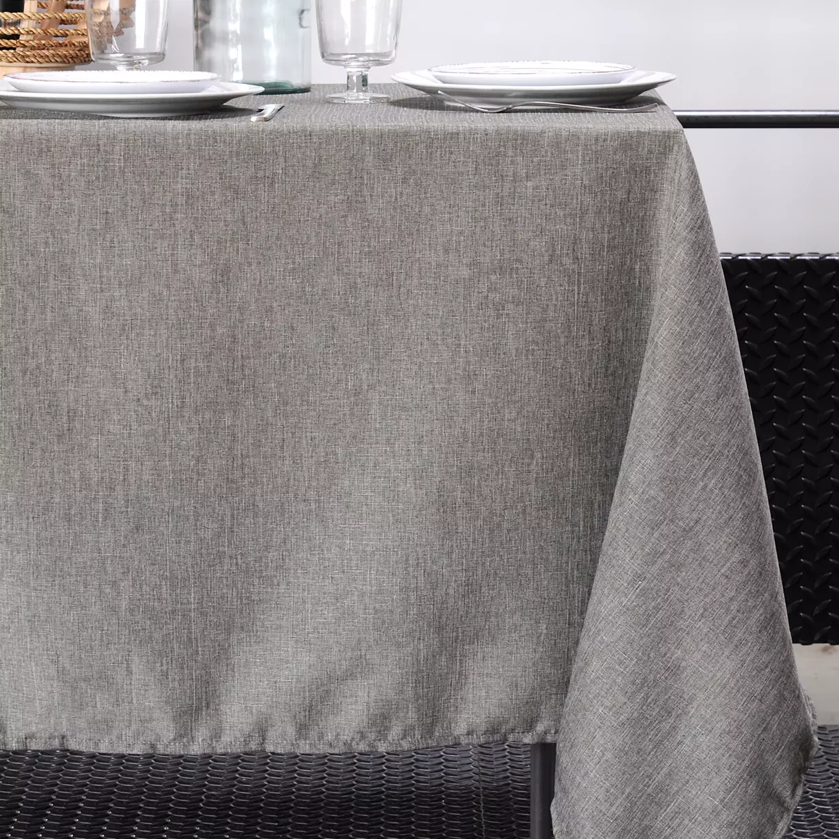 Mantel rectangular (L240 cm) Bea Topo 1