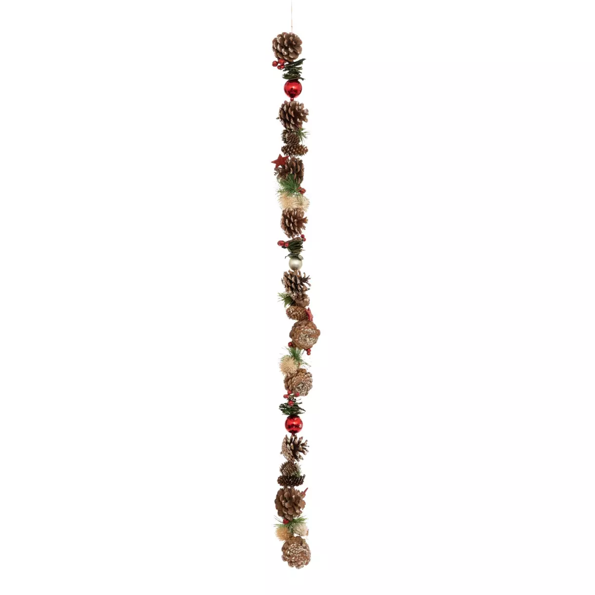Guirlande décorée Elva Marron