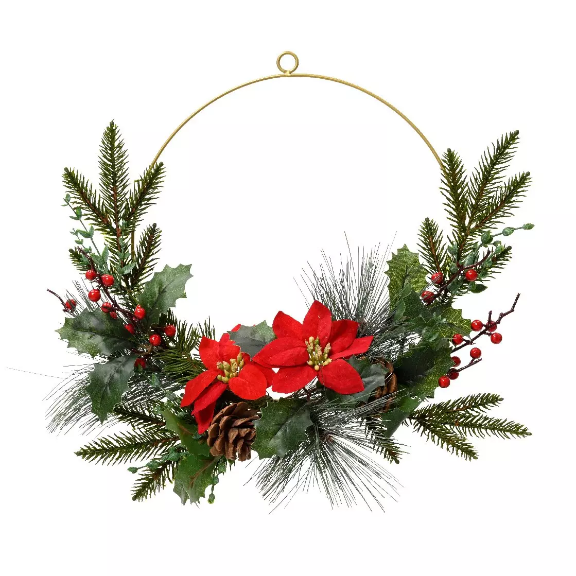 Corona de Navidad Fleur d'hiver 1