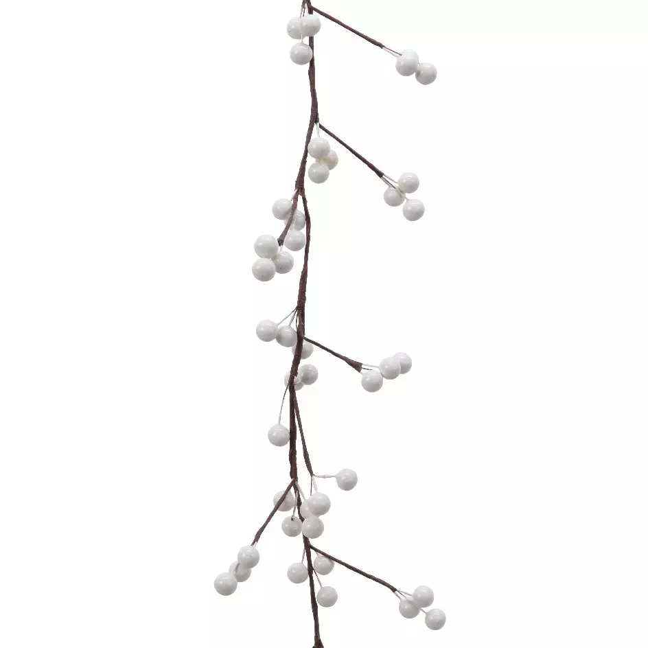 Guirnalda decorada Célénia Blanco 1