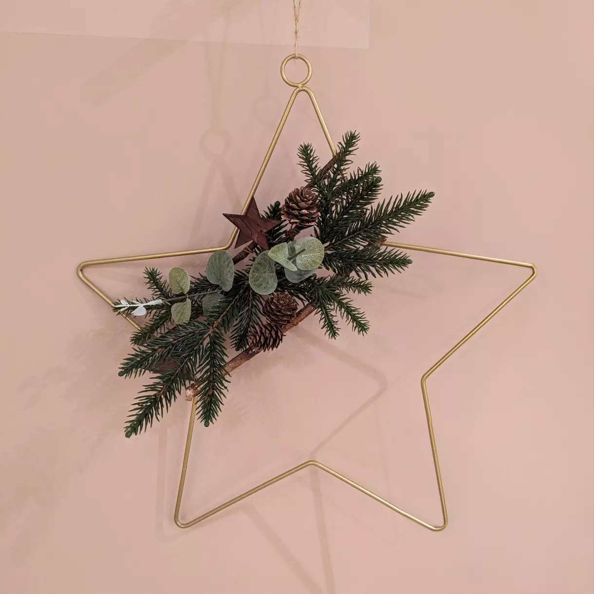 Corona de Navidad Estrella Verti 1