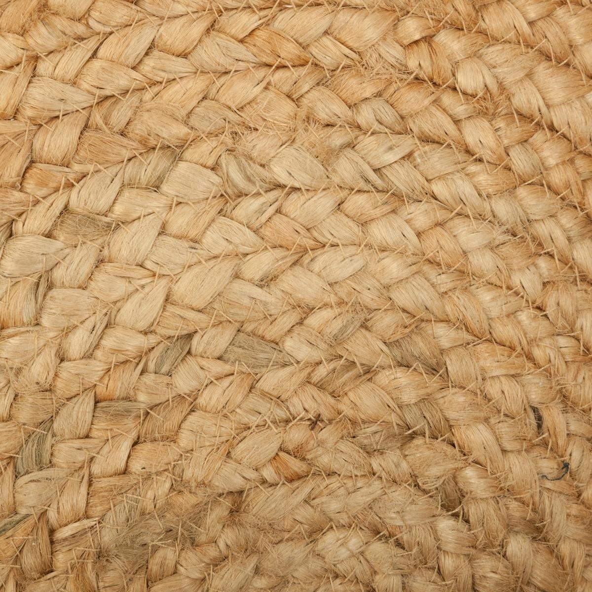 Alfombra de yute (D120 cm) Viento Beige natural 6