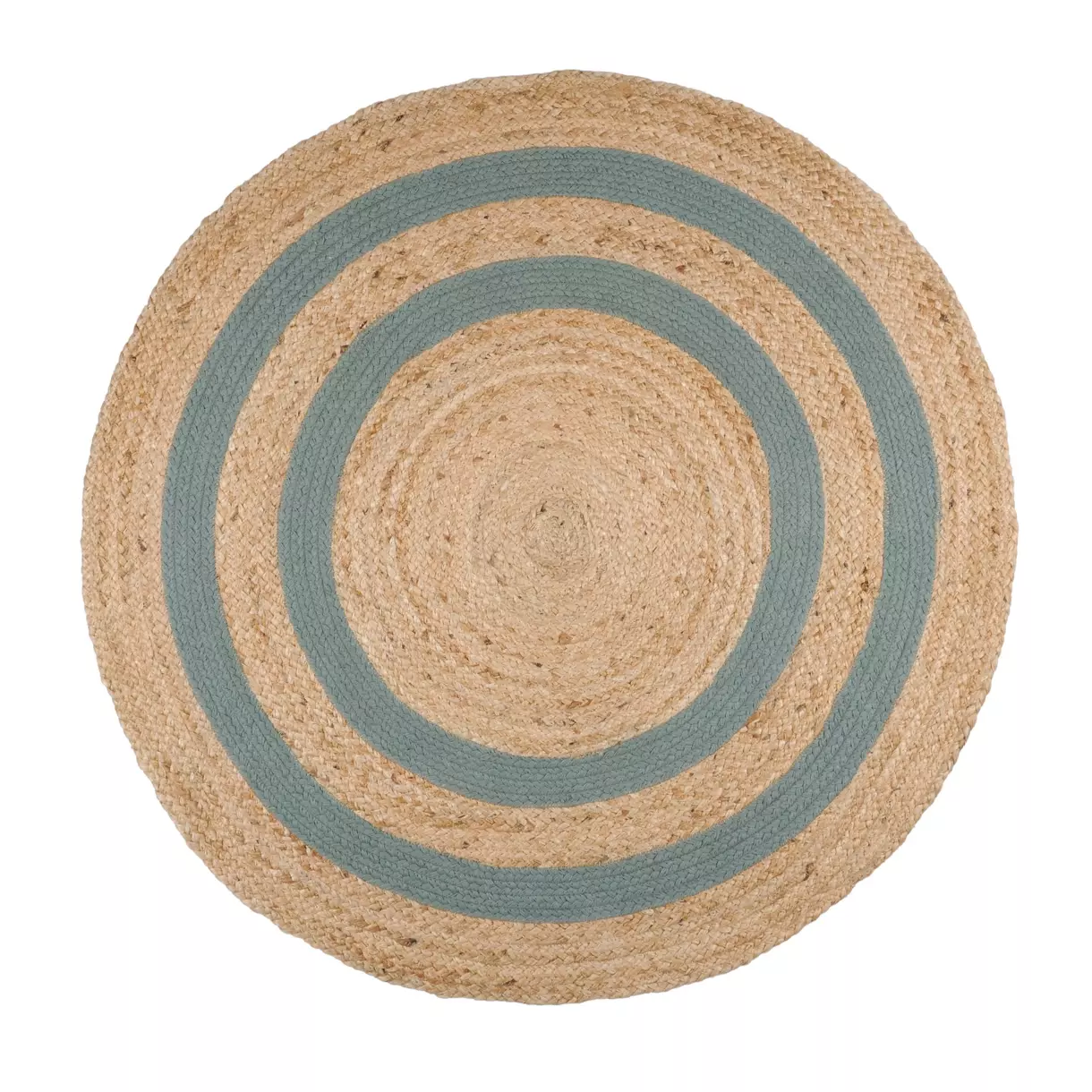 Tapis jute (90 cm) Maori Vert 1