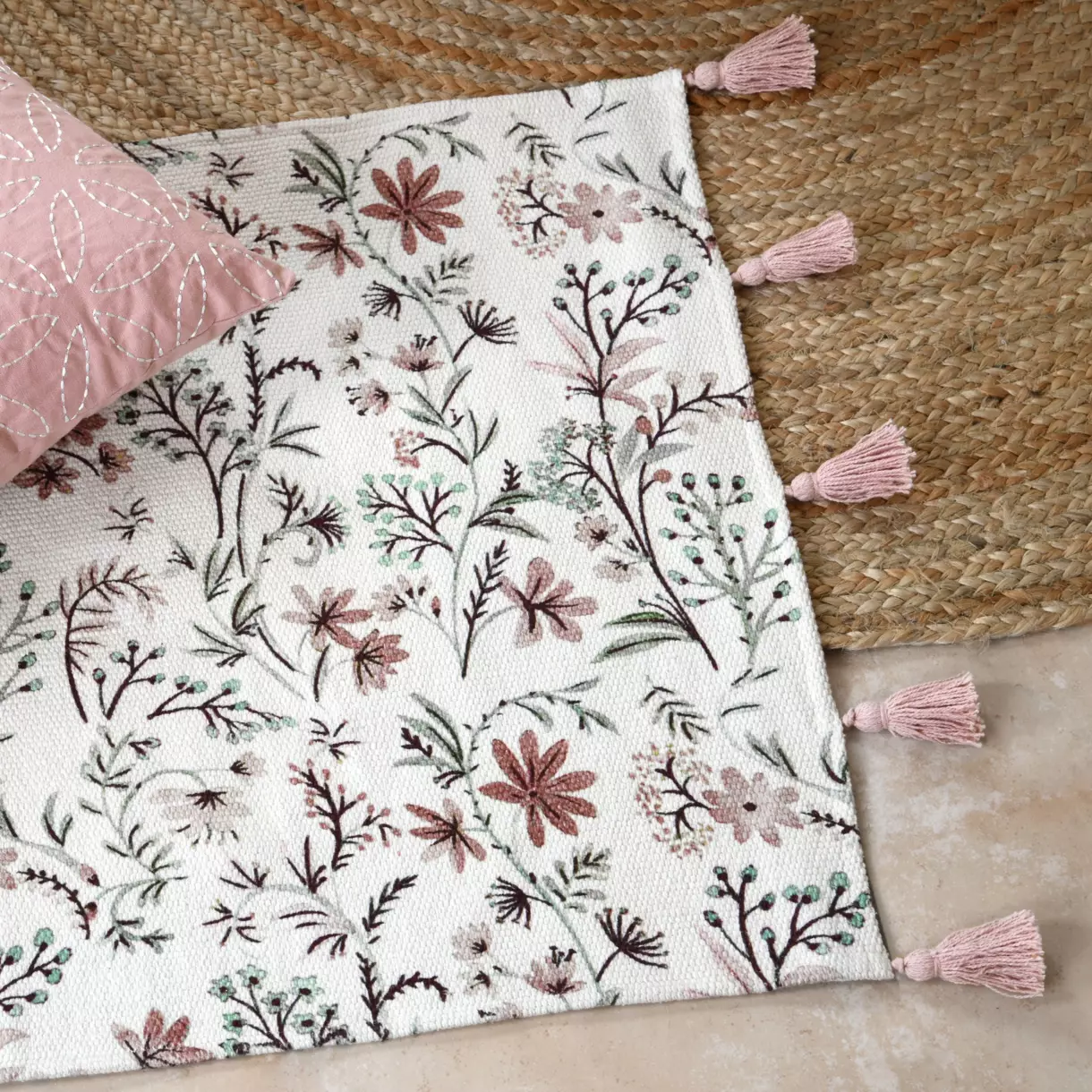 Tapis algodón (90 cm) Naomie Multicolor