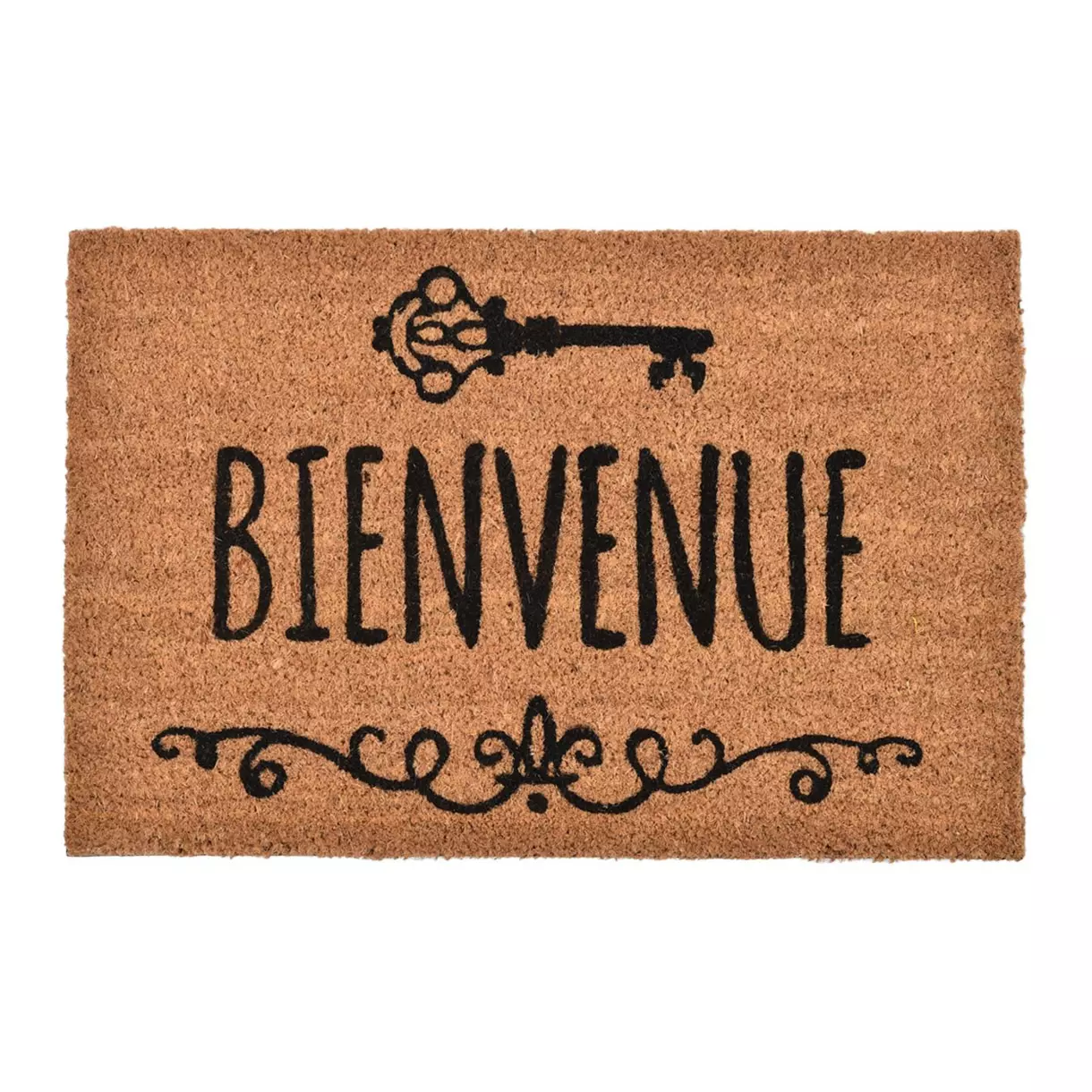 Felpudo Fibras de coco (60 cm) Bienvenue Beige 1