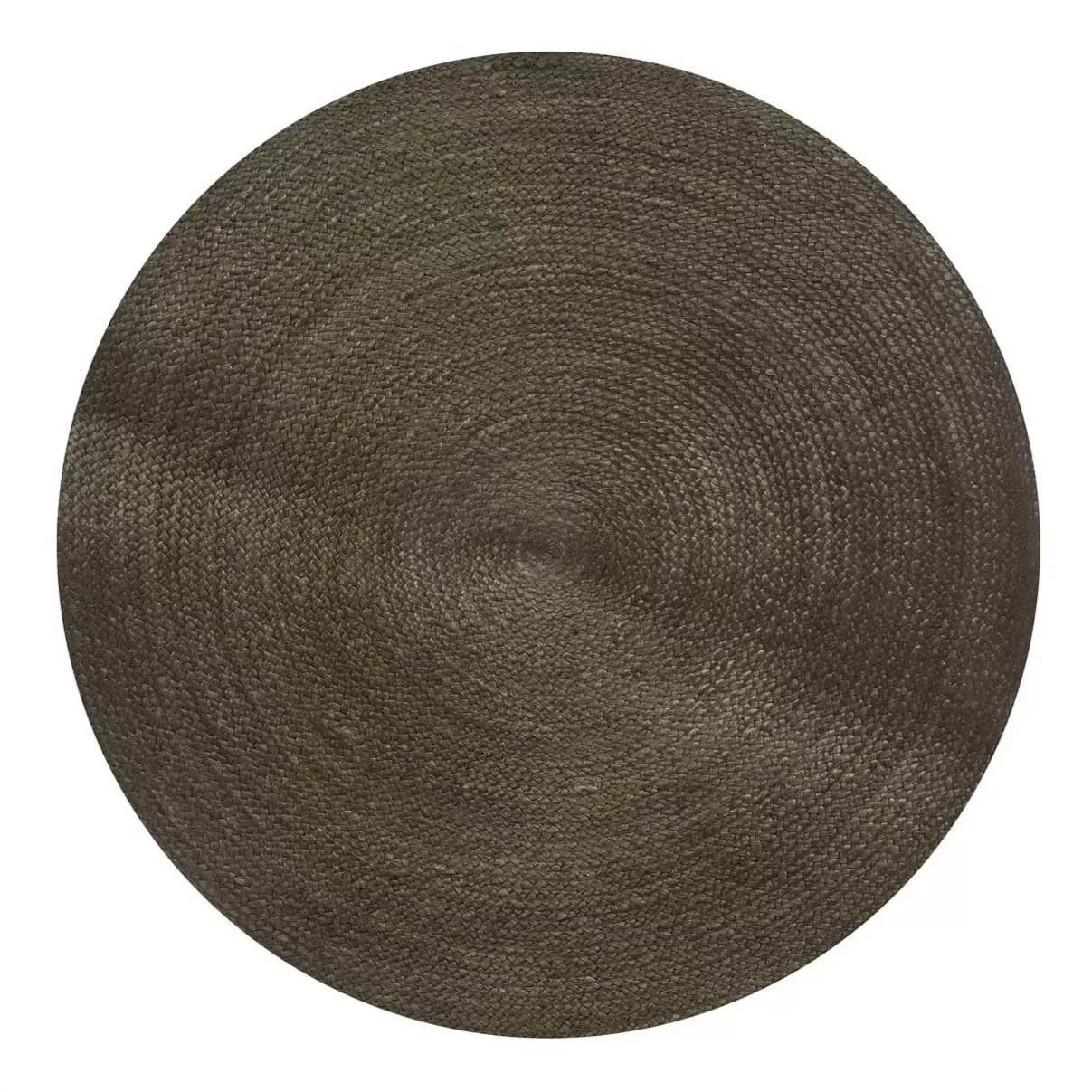Alfombra yute (D115 cm) Lour Verde kaki 1