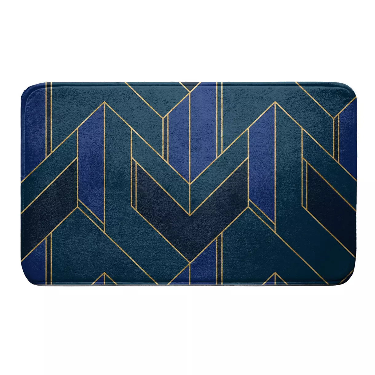 Alfombra  para el baño (75 cm) Achille Azul 1