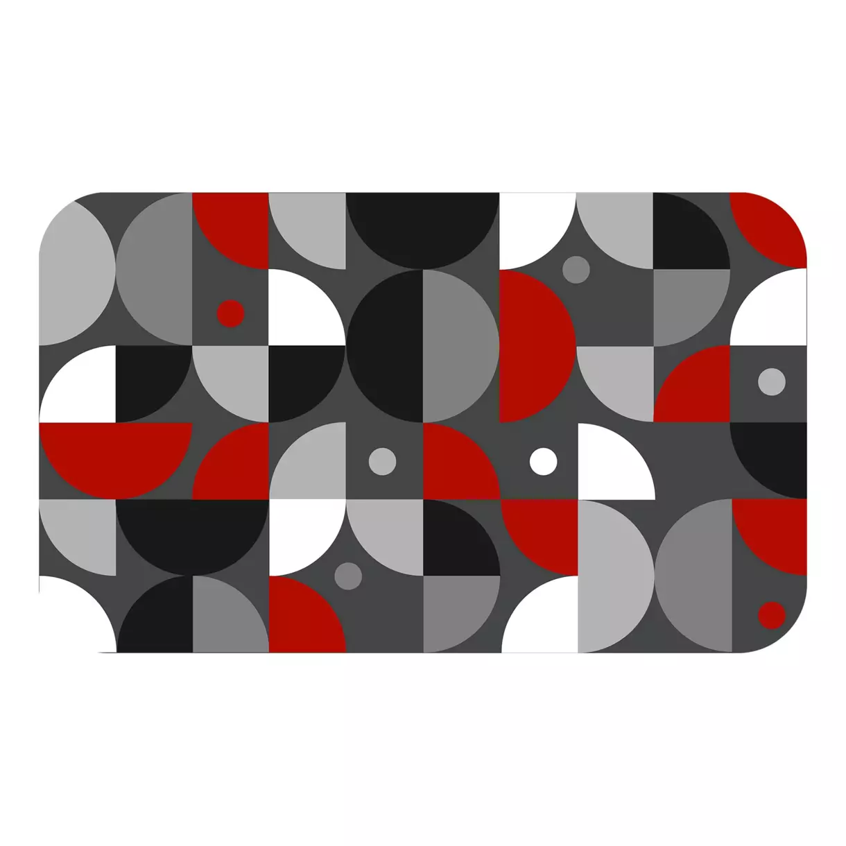 Tapis (75 cm) Graphism Rouge 1