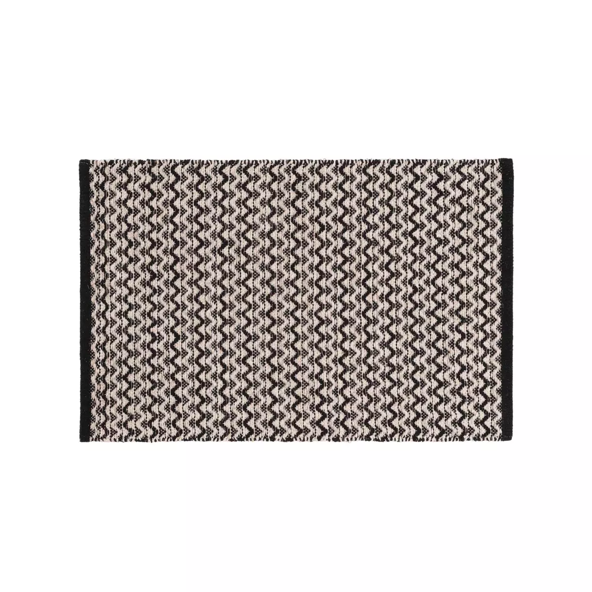 Alfombra de salón (90 cm) Chasca Negro 