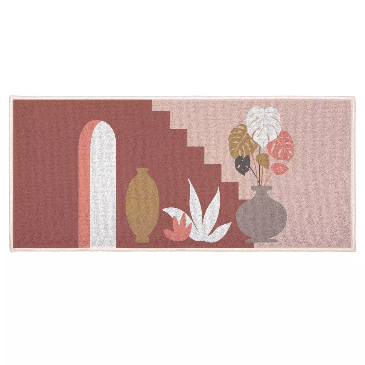 Tapis multi-usage (120 cm) Terralina Rose 1