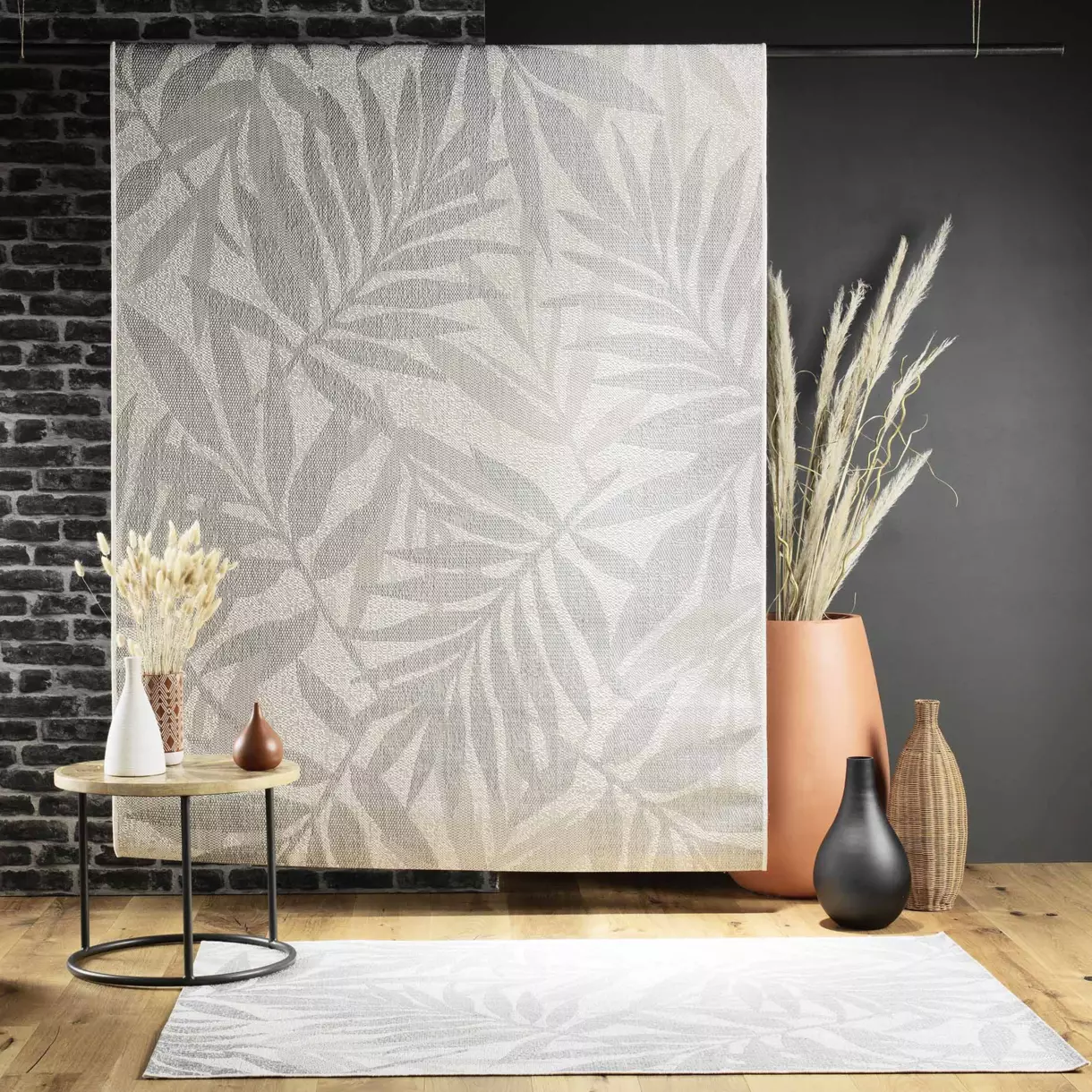 Alfombra de salón (170 cm) Palmyre Beige