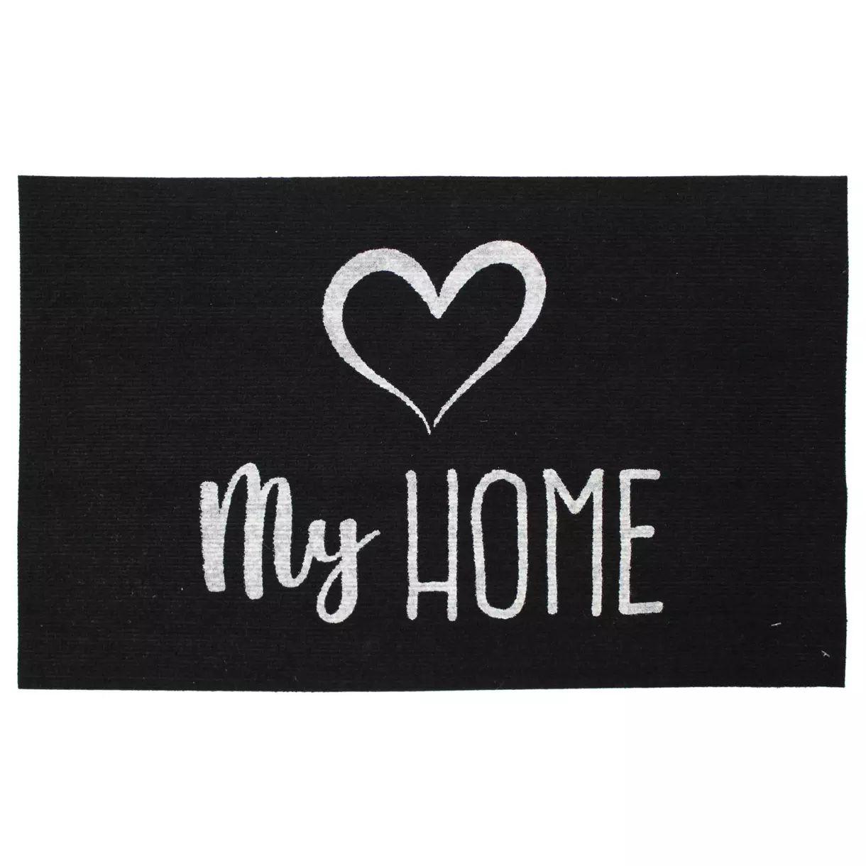 Tapis d'entrée phosphorescent (70 cm) My home Noir 1