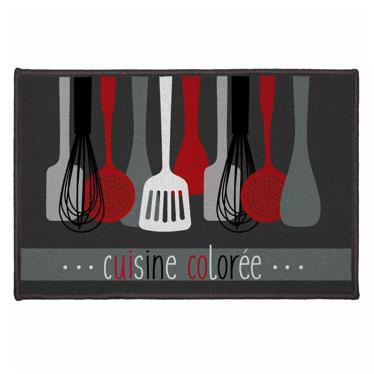 Alfombra multiuso (60 cm) Cuisinette Rojo 1