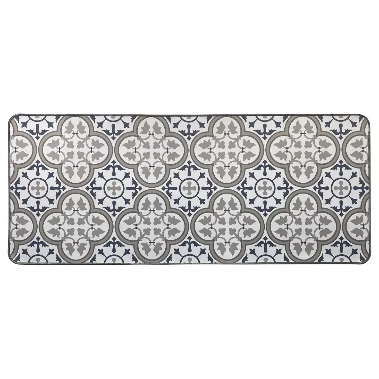 Tapis d'entrée antidérapant (120 cm) Paco Bleu 1