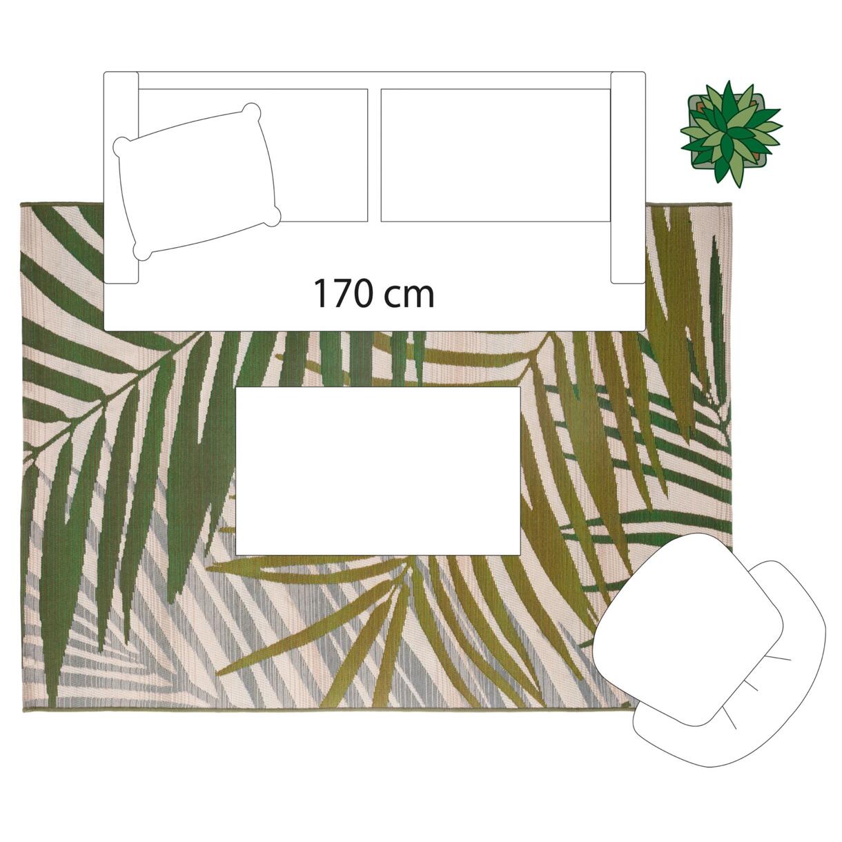 Vloerkleed (230 cm) Tropic Groen 6