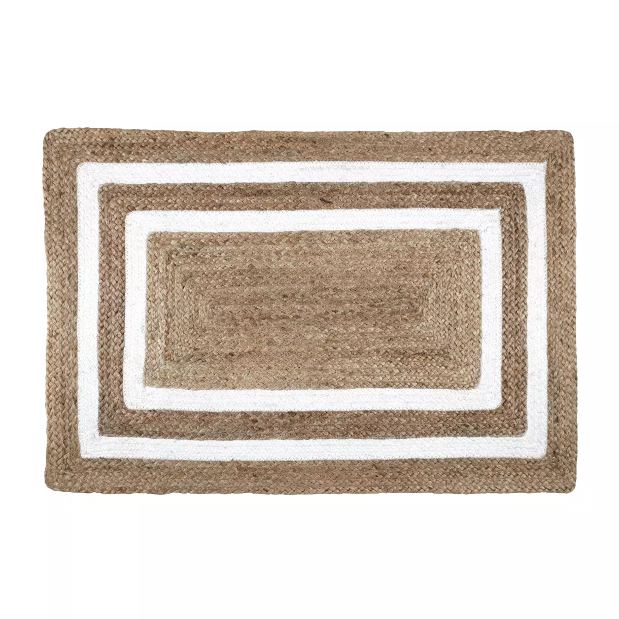 Tapis jute (90 cm) Berry Ecru 1
