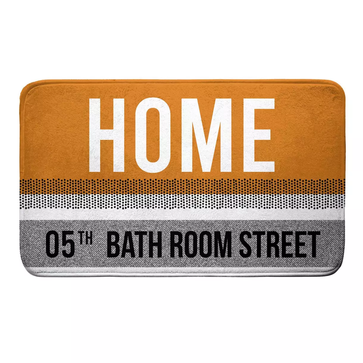 Tapis de bain microfibre (75 cm) Home street Jaune 1