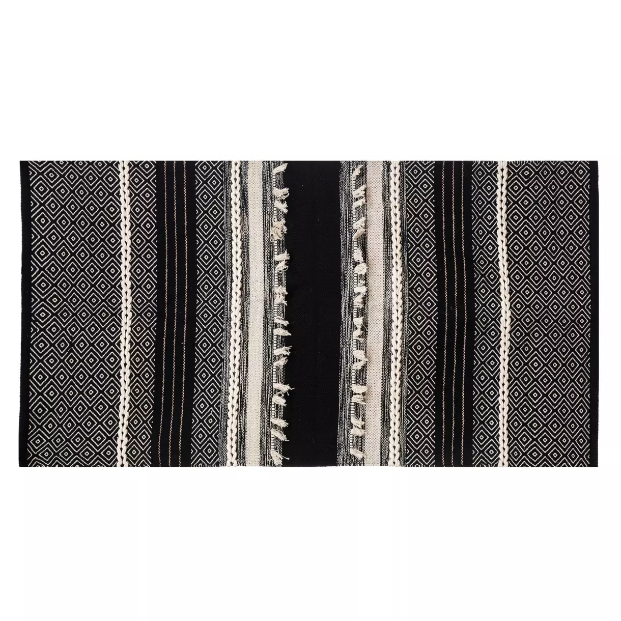 Tapis (150 cm) Moni Noir 1