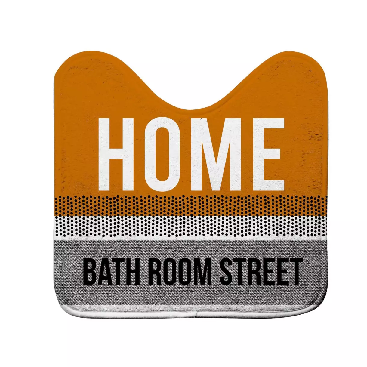 Alfombra contorno WC Home street Amarillo 1