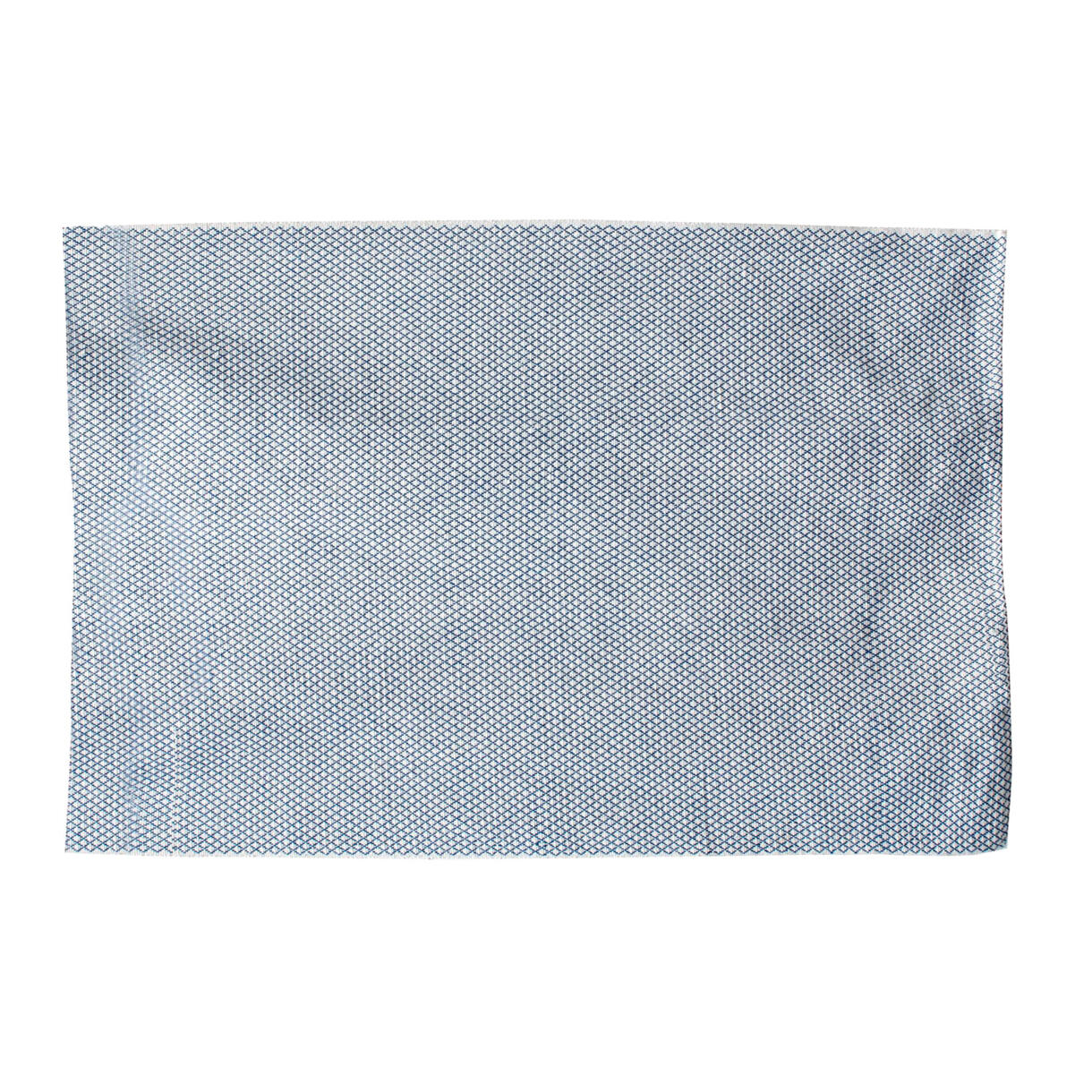 Tapis coton (200 cm) Losangeo Bleu 1