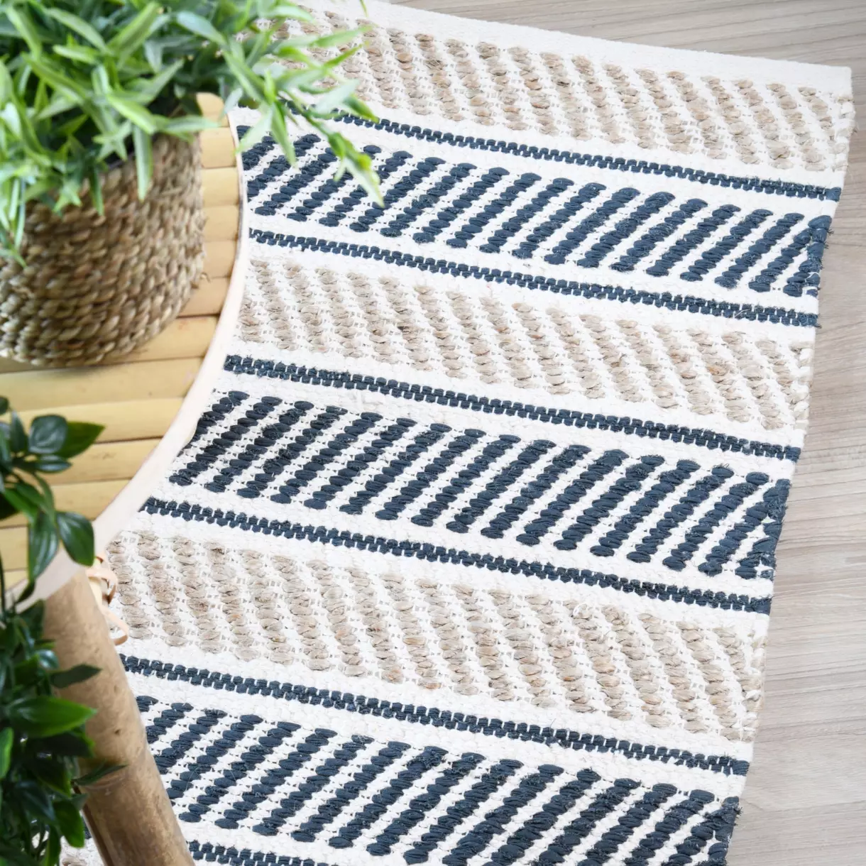 Alfombra (90 cm) Jarvis Gris pizarra 1