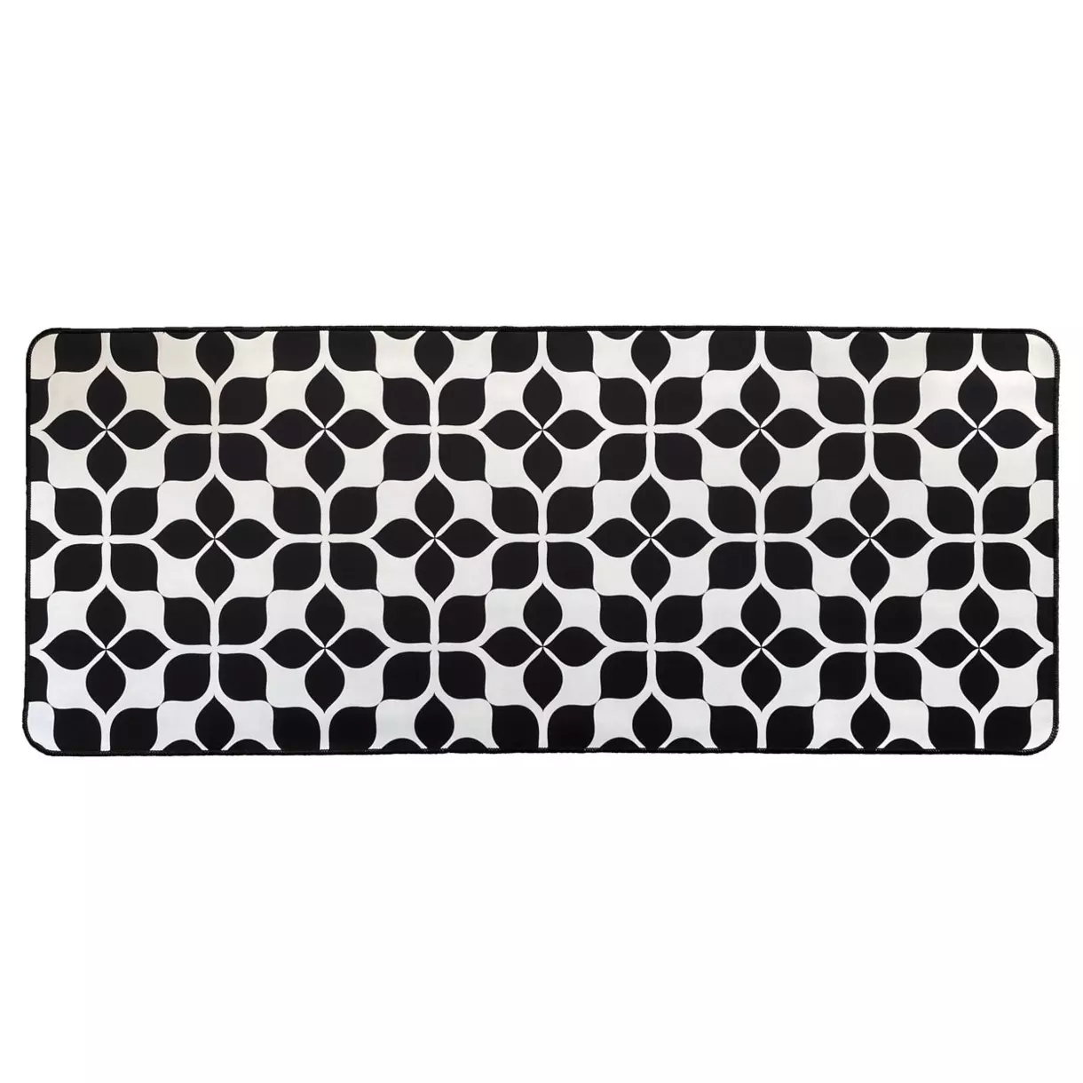 Tapis d'entrée antidérapant (120 cm) Martha Noir 1