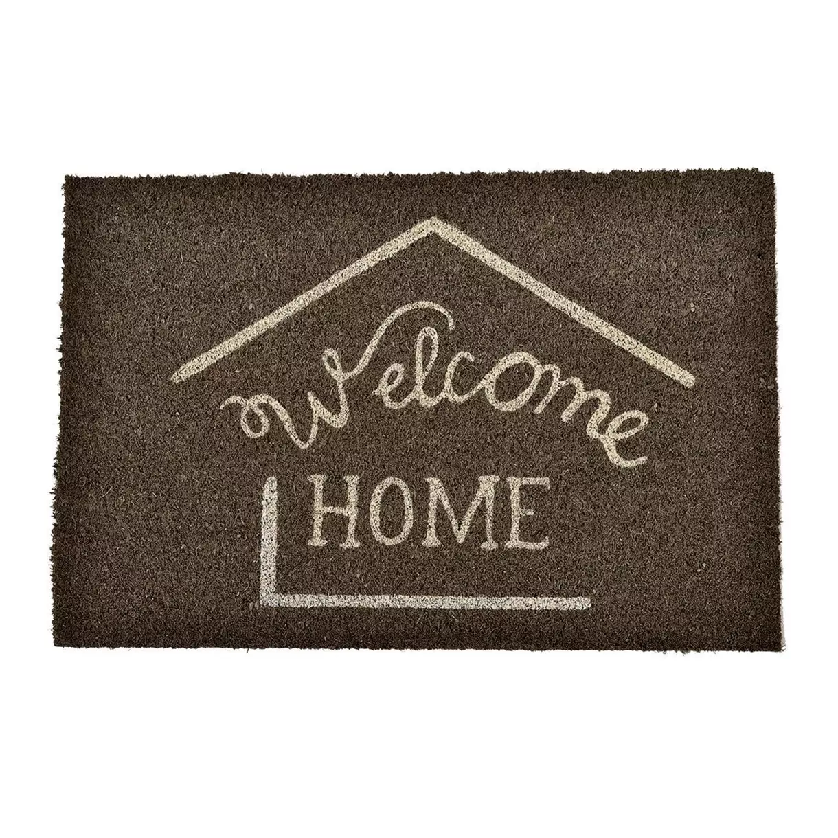 Felpudo Fibras de coco (60 cm) Welcome Gris 1