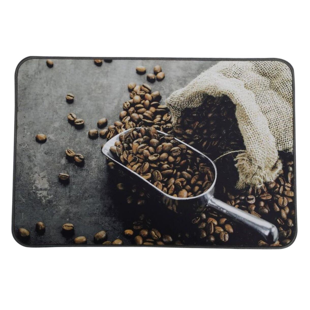 Keukenmat (60 cm) Coffee Time Bruin