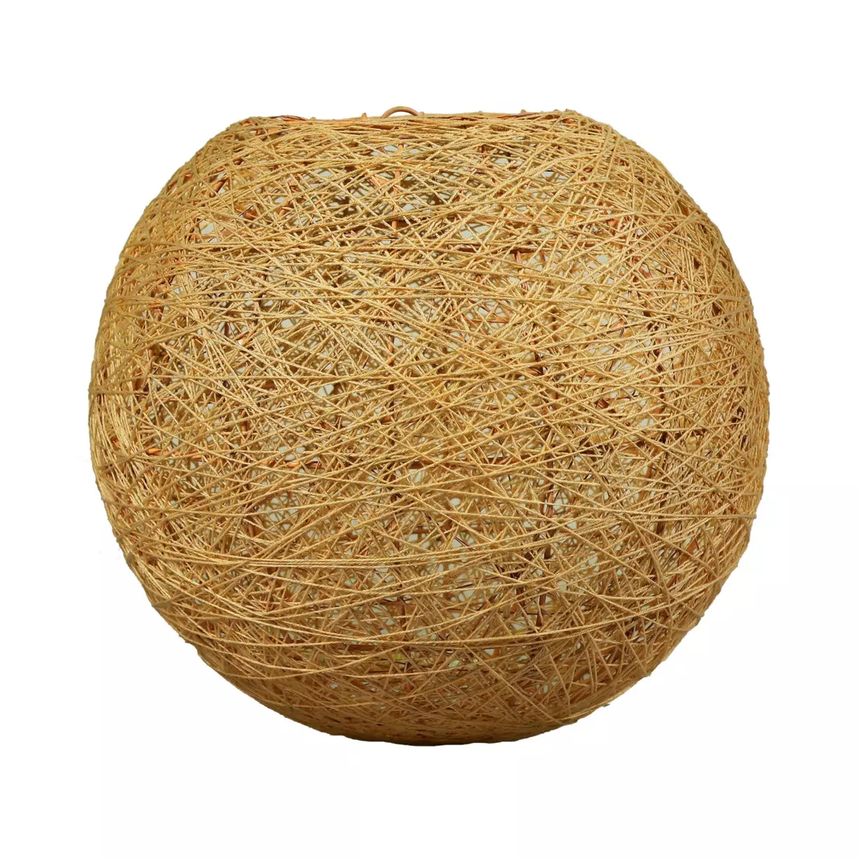 Suspension boule (D20 cm) Atlas Jaune safran 1