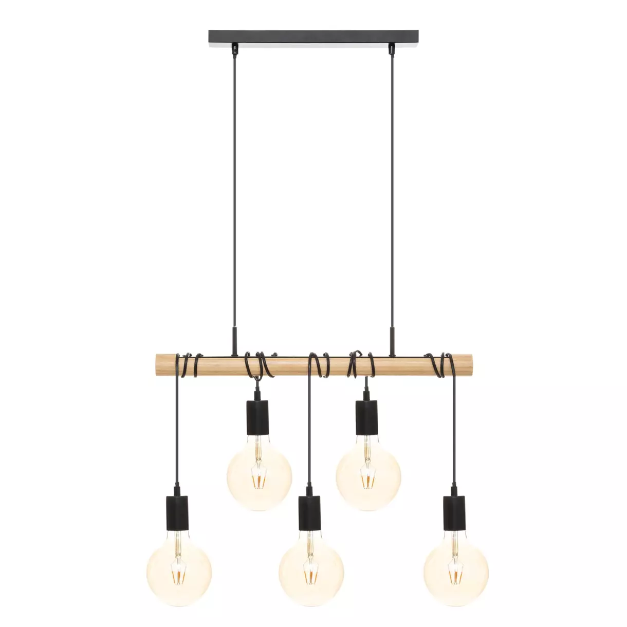 Hanglamp Jake Zwart 1