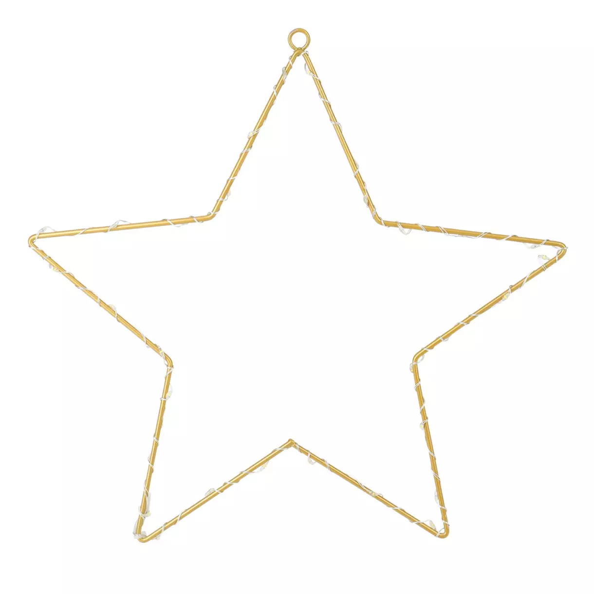 Etoile lumineuse 30 LED Blanc chaud 1