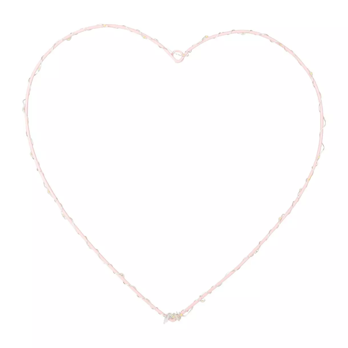 Corazon luminoso 26 LED Blanco calido 1