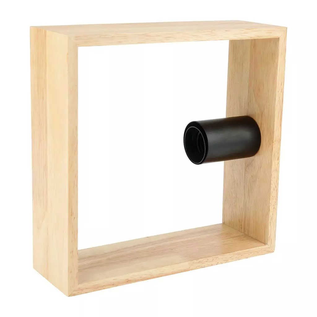 Lampe à poser Square Bois Naturel 1