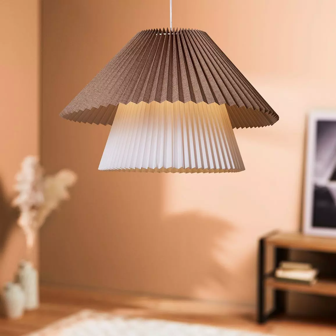 Suspensión doble Aurélia Beige 1