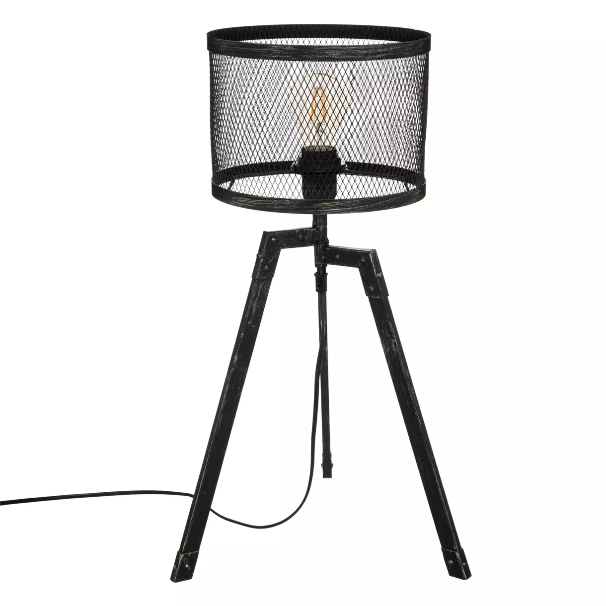 Lampe à poser trépied Noah Noire 1
