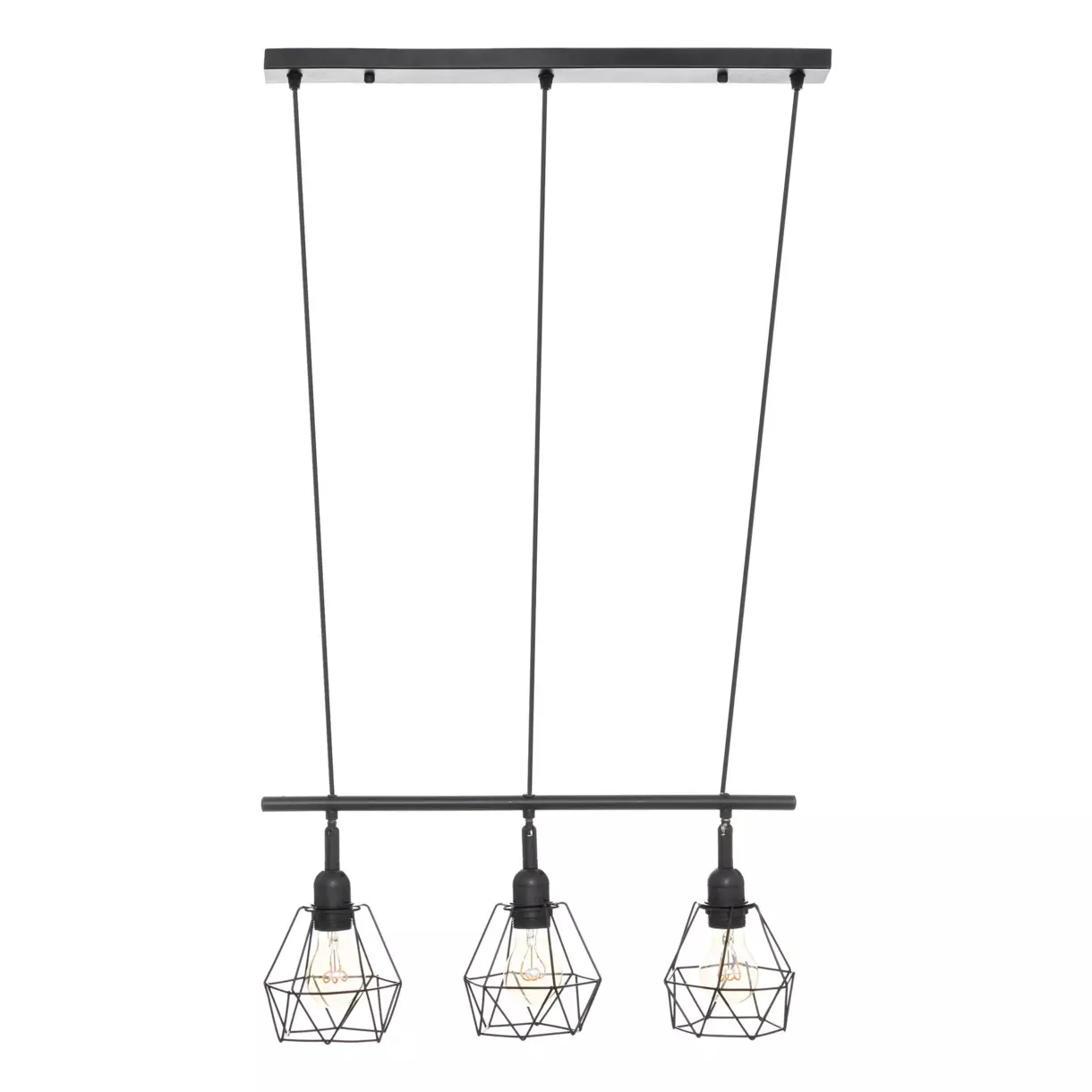 Lampadario Flave Nero 1