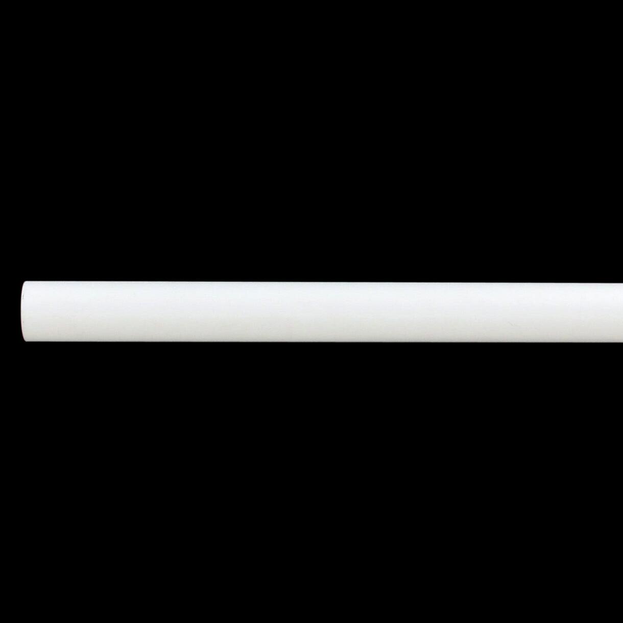 Bastone per tenda in ferro battuto (L150 cm - Ø20 mm) Bianco opaco 1