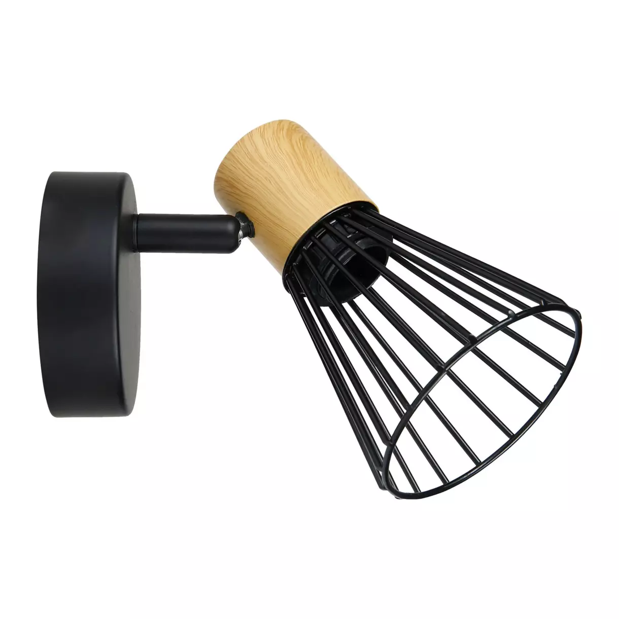 Aplique negro con cable 1