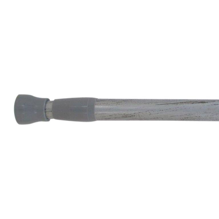 Barra extensible con autobloqueo (L110 - L200 cm / D22 mm) Redondo Gris 1