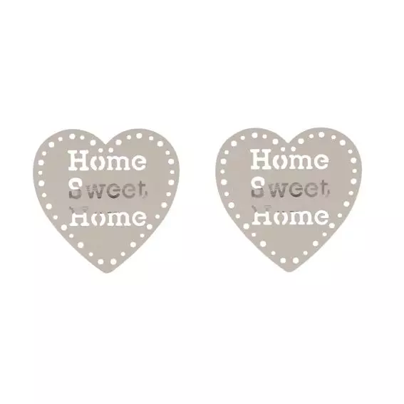 Lot de 2 pinces rideau pivotantes Sweet home Taupe 1